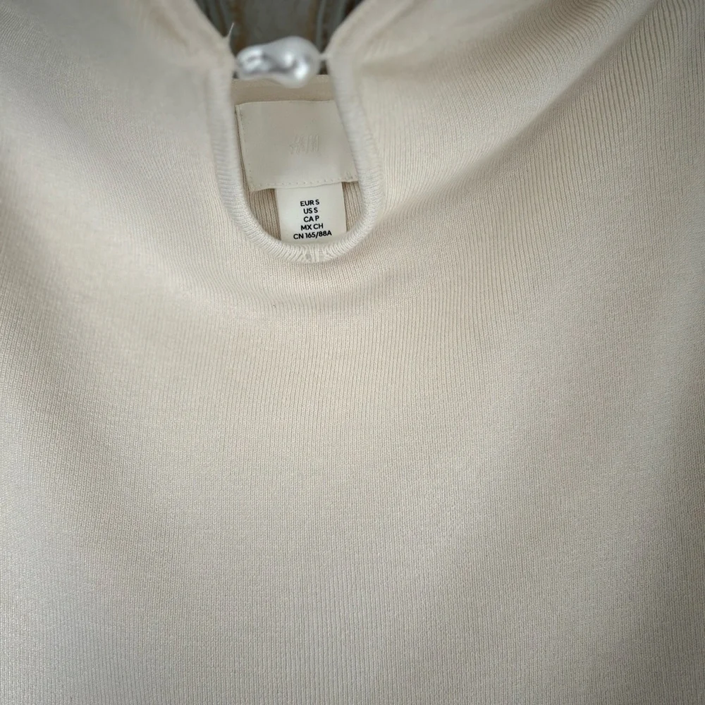 H&M BEAD-DETAIL TUBE TOP Size Small - Picture 8 of 8
